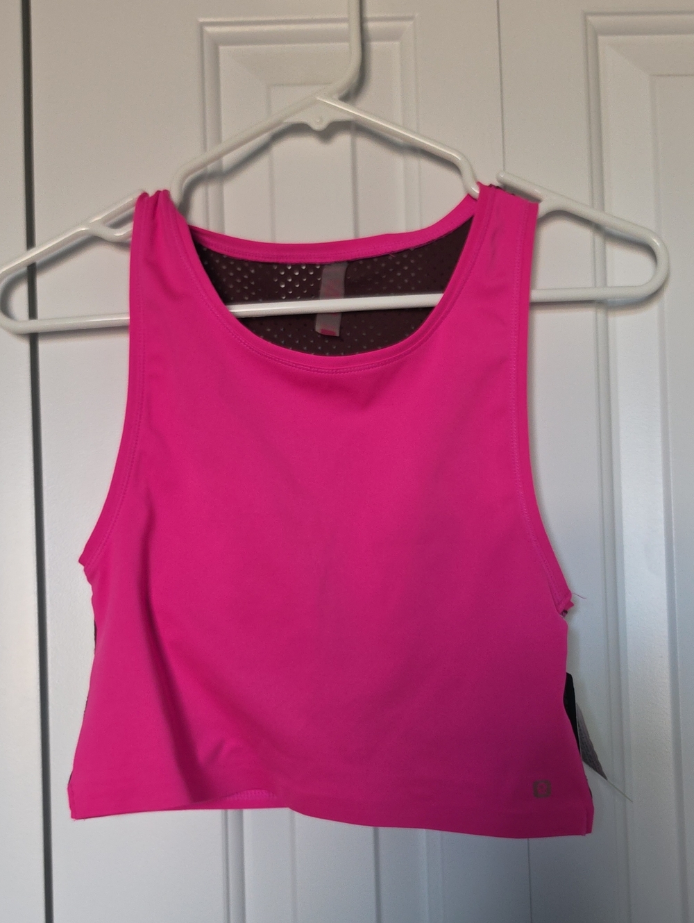 Simons Hot Pink Athletic Crop Tank